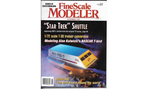 Revista Fine Scale Modeler 1995-11 Star Trek Shuttle